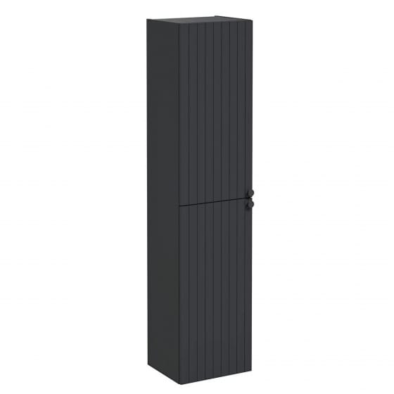 Image of VitrA: Root Groove Wall-hung Tall Cabinet Unit with Two Doors (420mm)