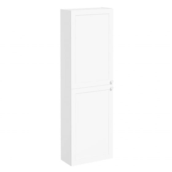 Image of VitrA: Root Classic Wall-hung Tall Cabinet Unit with Two Left-handed Doors (550mm)