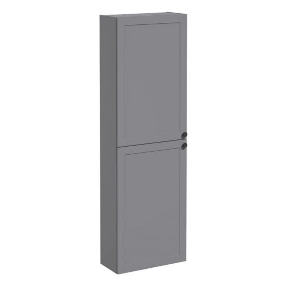 Image of VitrA: Root Classic Wall-hung Tall Cabinet Unit with Two Left-handed Doors (550mm)