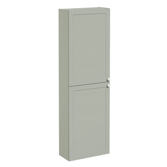 Image of VitrA: Root Classic Wall-hung Tall Cabinet Unit with Two Left-handed Doors (550mm)