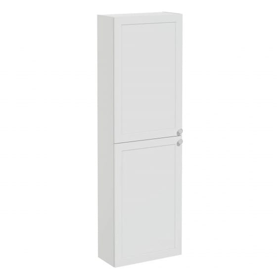 Image of VitrA: Root Classic Wall-hung Tall Cabinet Unit with Two Left-handed Doors (550mm)
