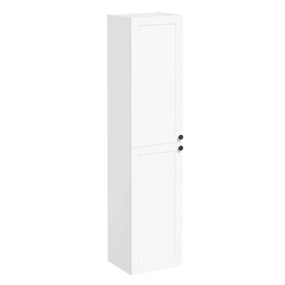 Image of VitrA: Root Classic Wall-hung Tall Cabinet Unit with Two Left-handed Doors (400mm)