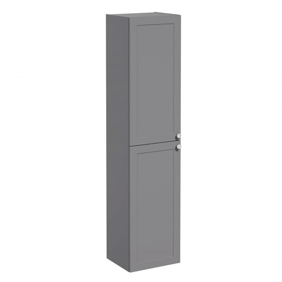 Image of VitrA: Root Classic Wall-hung Tall Cabinet Unit with Two Left-handed Doors (400mm)