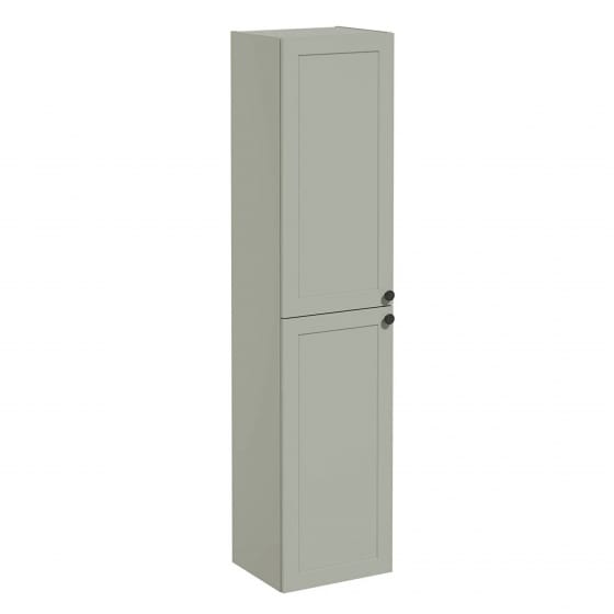 Image of VitrA: Root Classic Wall-hung Tall Cabinet Unit with Two Left-handed Doors (400mm)