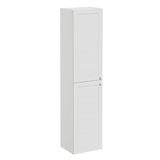 Image of VitrA: Root Classic Wall-hung Tall Cabinet Unit with Two Left-handed Doors (400mm)