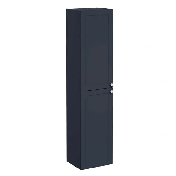 Image of VitrA: Root Classic Wall-hung Tall Cabinet Unit with Two Left-handed Doors (400mm)