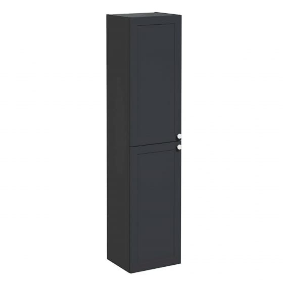 Image of VitrA: Root Classic Wall-hung Tall Cabinet Unit with Two Left-handed Doors (400mm)