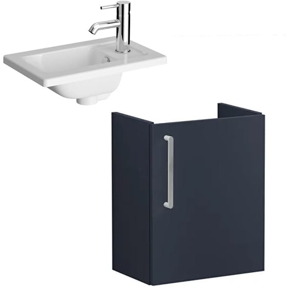 Image of VitrA: Root Flat Wall-hung Vanity Unit with Door (45cm)