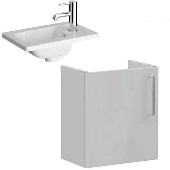 Image of VitrA: Root Flat Wall-hung Vanity Unit with Door (45cm)