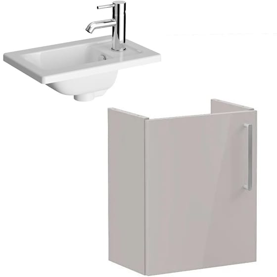 Image of VitrA: Root Flat Wall-hung Vanity Unit with Door (45cm)
