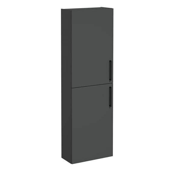 Image of VitrA: Root Flat Wall-hung Tall Cabinet Unit with Doors 550mm