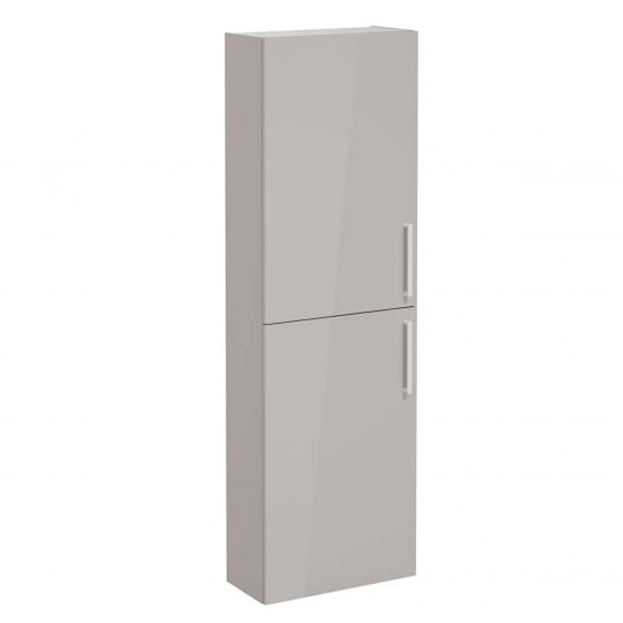 Image of VitrA: Root Flat Wall-hung Tall Cabinet Unit with Doors 550mm