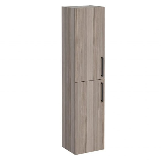 Image of VitrA: Root Flat Wall-hung Tall Cabinet Unit in Natural Finish (400mm)