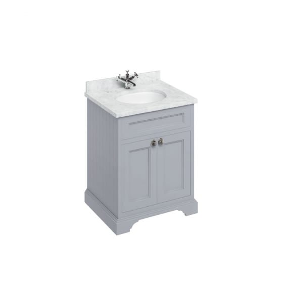 Image of Burlington Freestanding 650mm Vanity Unit with Minerva Worktop