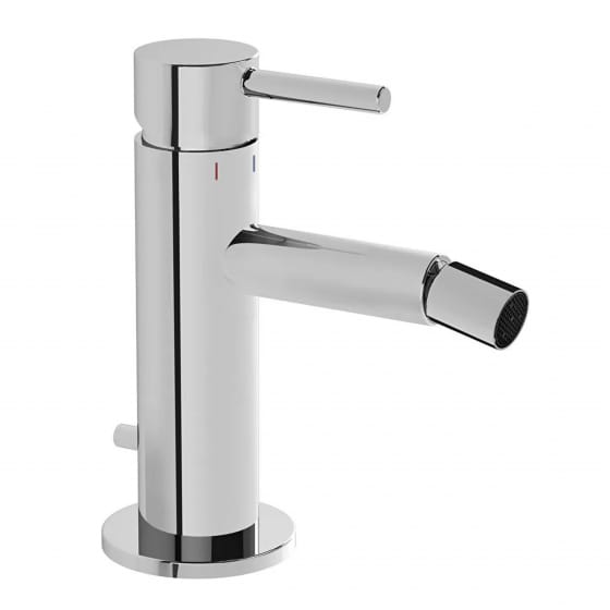 Image of VitrA: Bidet Mixer Tap with Pop-Up Waste