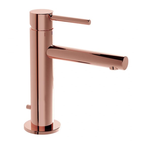 Image of VitrA: Origin Countertop Basin Mixer Tap with Pop-up Waste (Soft Copper)