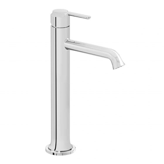 Image of VitrA: Origin Classic Tall Basin Mixer Tap with Top Handle
