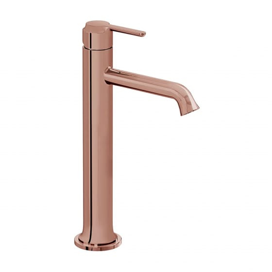 Image of VitrA: Origin Classic Tall Basin Mixer Tap with Top Handle