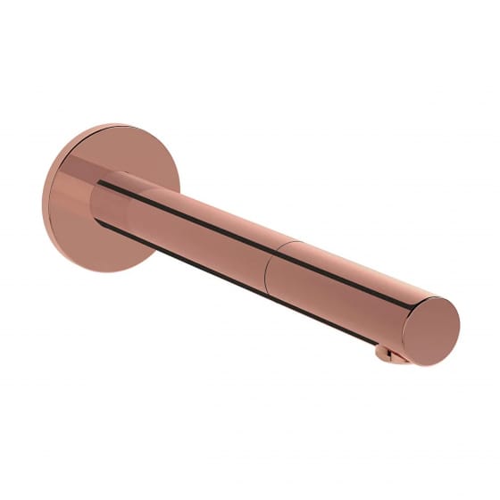 Image of VitrA: Origin Wall-mounted Touch-free Basin Mixer Tap (Soft Copper. 190mm)