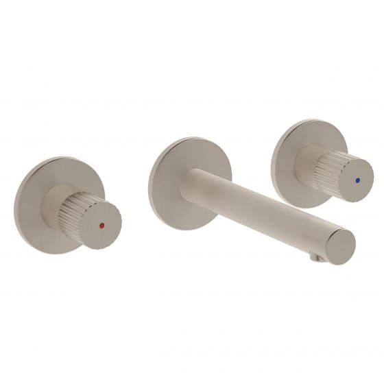 Image of VitrA: Origin Wall-mounted Basin Mixer Tap with Two Handles