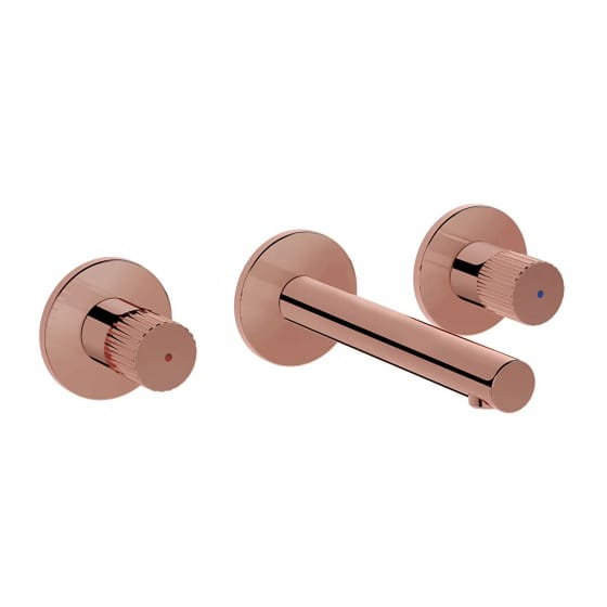Image of VitrA: Origin Wall-mounted Basin Mixer Tap with Two Handles