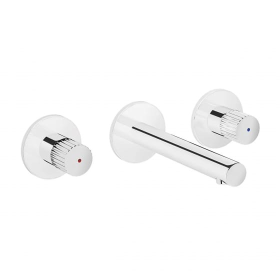 Image of VitrA: Origin Wall-mounted Basin Mixer Tap with Two Handles