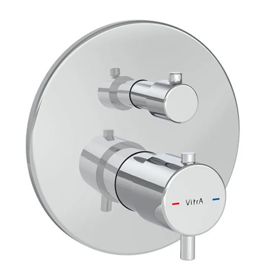 Image of VitrA: Origin Thermostatic Bath & Shower Mixer Valve (2-Way)