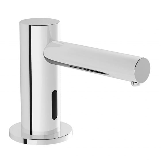Image of VitrA: Origin Countertop Touch-free Short Soap Dispenser (Mains Power)