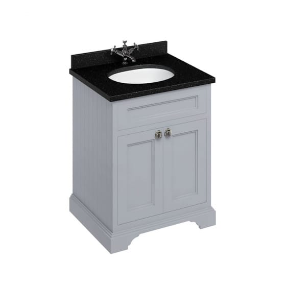 Image of Burlington Freestanding 650mm Vanity Unit with Minerva Worktop