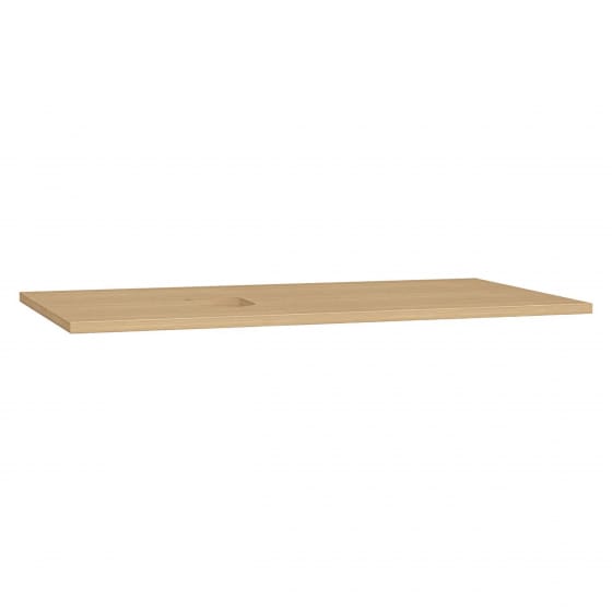 Image of VitrA: Origin Wooden Countertop with Left Siphon Hole (900mm)