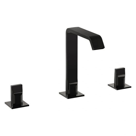 Image of VitrA: Suit Deck-mounted Basin Mixer with Side Handles (3TH)