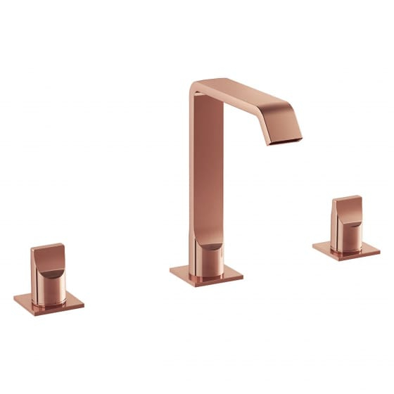 Image of VitrA: Suit Deck-mounted Basin Mixer with Side Handles (3TH)