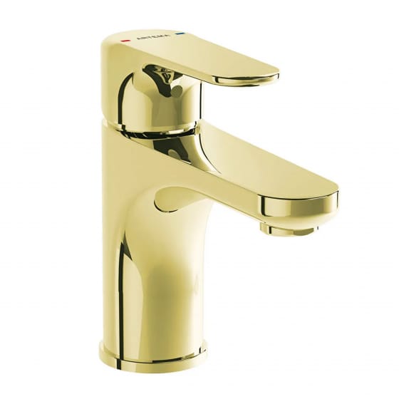 Image of VitrA: Root Round Basin Mixer Tap with Top Handle