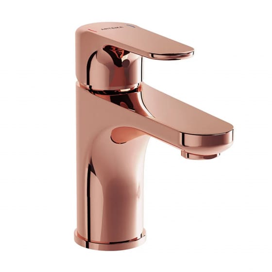 Image of VitrA: Root Round Basin Mixer Tap with Top Handle