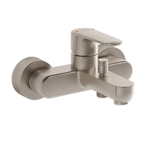 Image of VitrA: Root Round Wall-mounted Bath Mixer Tap