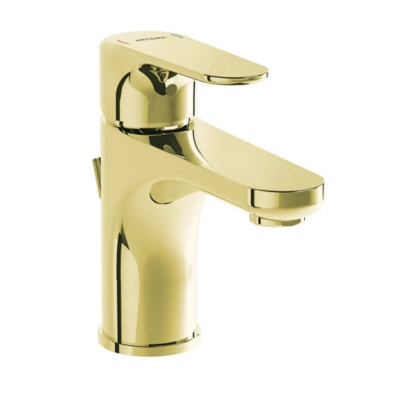Image of VitrA: Root Round Basin Mixer Tap with Pop-up Waste