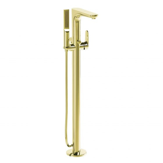 Image of VitrA: Root Round Floor-standing Bath Shower Mixer Tap