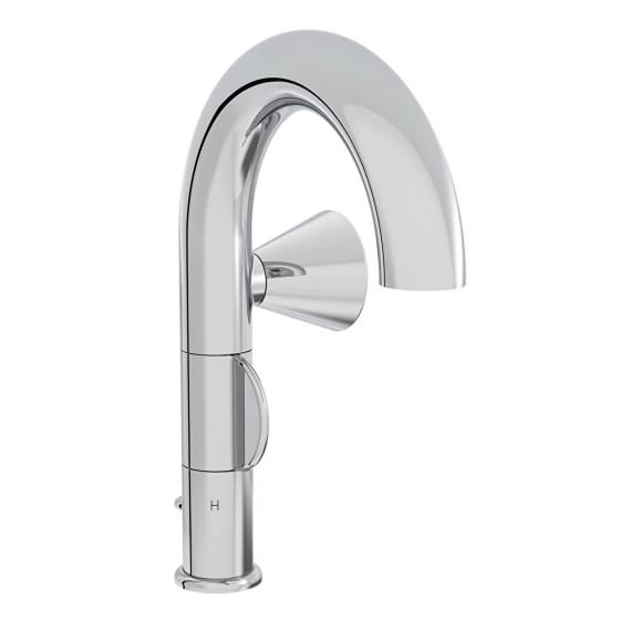 Image of VitrA: Liquid Countertop Basin Mixer Tap with Right Handle & Pop-up Waste