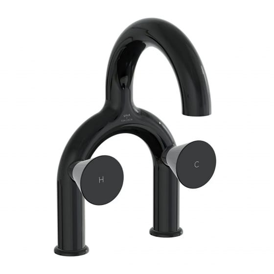 Image of VitrA: Liquid Countertop Basin Mixer Tap with Two Handles