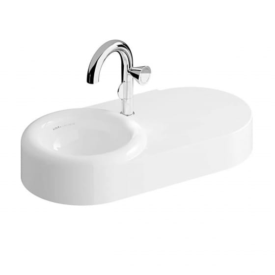 Image of VitrA: Liquid Washbasin with Right Countertop (800mm)