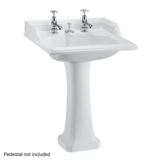 Image of Burlington Classic 650mm Rectangular Basin with Invisible Overflow