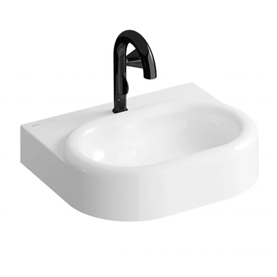 Image of Vitra: Liquid Wall-hung Round Washbasin (600mm)