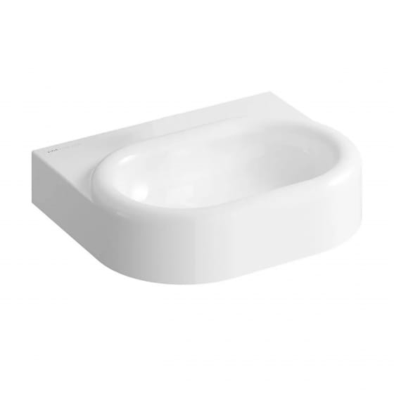 Image of Vitra: Liquid Wall-hung Round Washbasin (600mm)