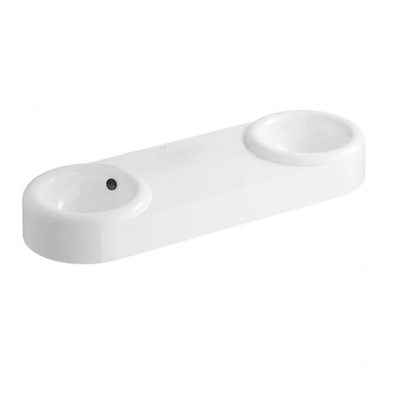 Image of VitrA: Liquid Countertop Double Washbasin
