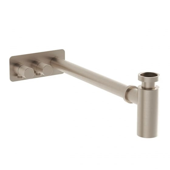 Image of VitrA: Asymmetric Universal Bottle Trap for Basin with Isolation Valves