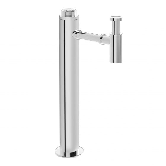 Image of VitrA: Floor-Standing Bottle Trap - Chrome