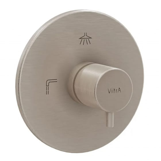 Image of VitrA: Root Round Wall-mounted Three-way Showering Diverter