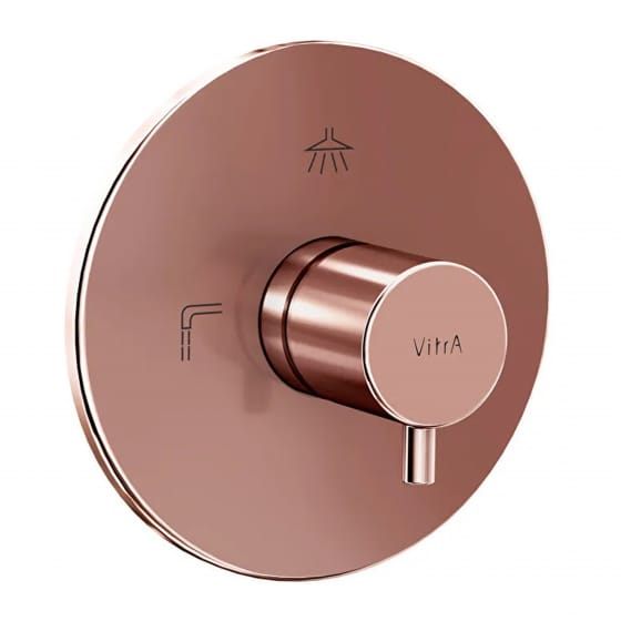 Image of VitrA: Root Round Wall-mounted Three-way Showering Diverter