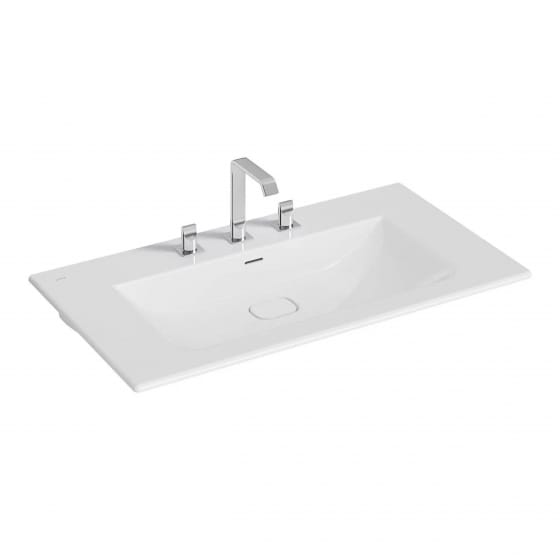 Image of VitrA: M-line Edge Wall-hung Rectangular Vanity Basin (1000mm)