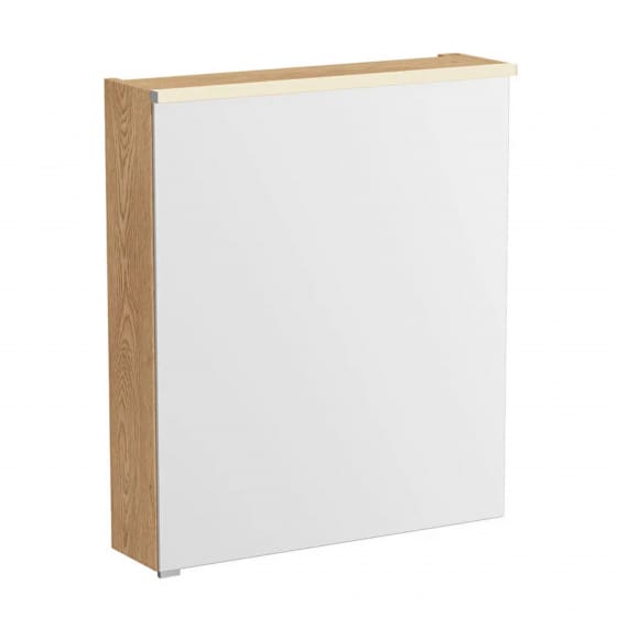 Image of VitrA: M-line Edge Wall-hung Mirror Cabinet With Shaver Socket (600mm)